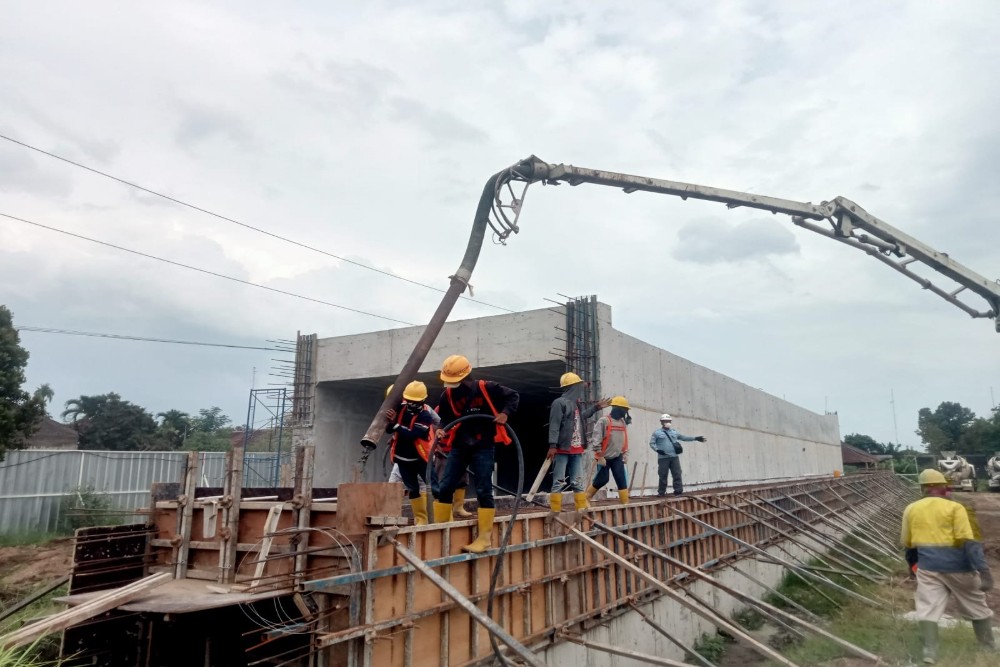 Proyek Tol Jogja-Solo Ruas Trihanggo-Junction Sleman Dikebut saat Ramadan, Konstruksi Capai 28 Persen