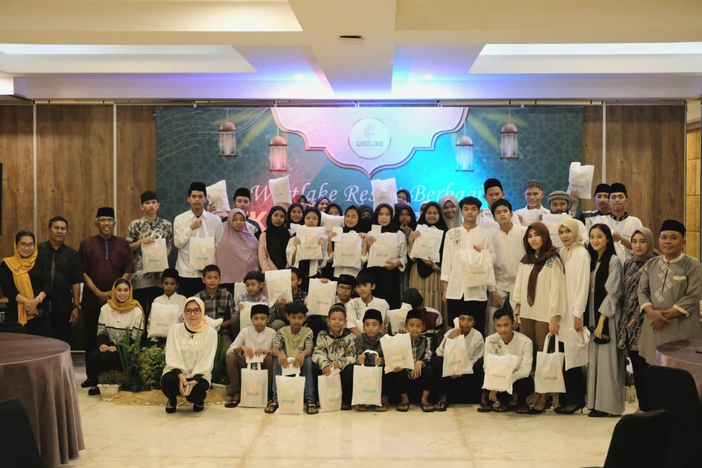 The Westlake Resort Yogyakarta Berbagi Kebahagiaan di Bulan Ramadan bersama Anak Yatim Yayasan Sinar Melati