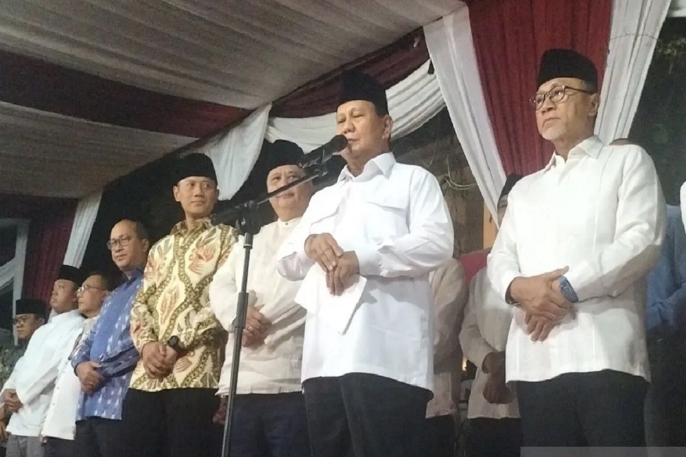 Prabowo-Gibran Bakal Bangun Koalisi Besar dalam Pemerintahan