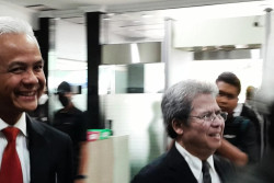 Ganjar-Mahfud Hadiri Sidang Perdana Sengketa Hasil Pilpres 2024