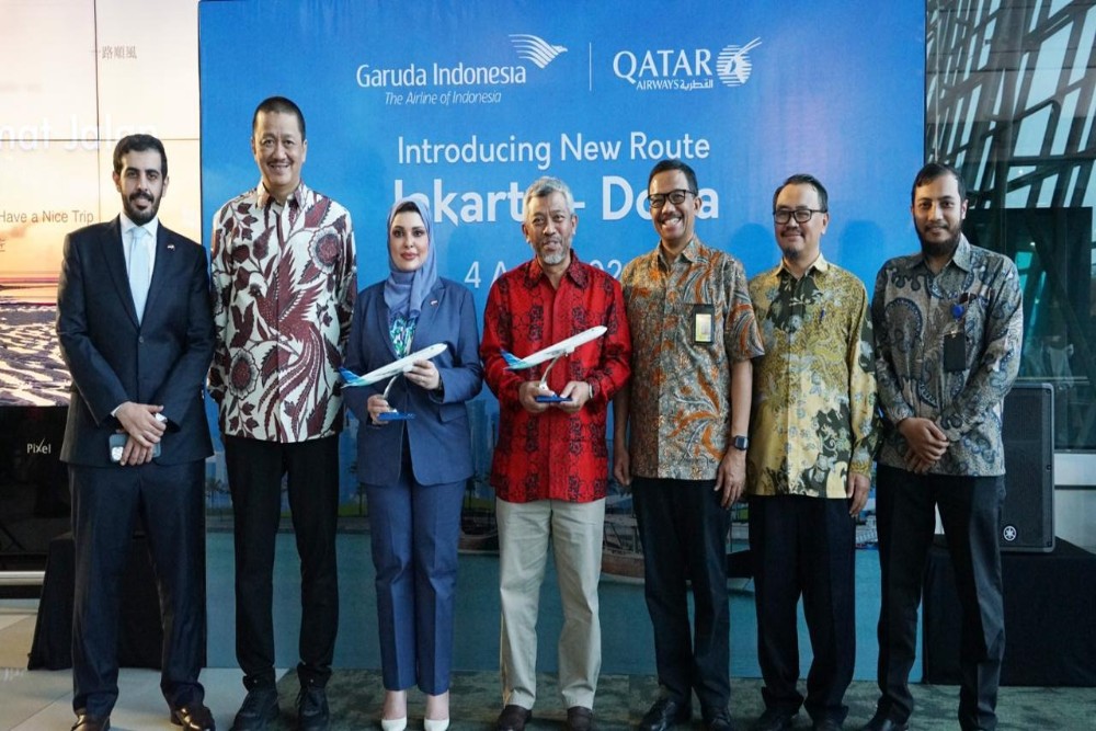Garuda Indonesia Operasikan Rute Penerbangan Jakarta-Doha, Optimalkan Peluang Pasar Timur Tengah