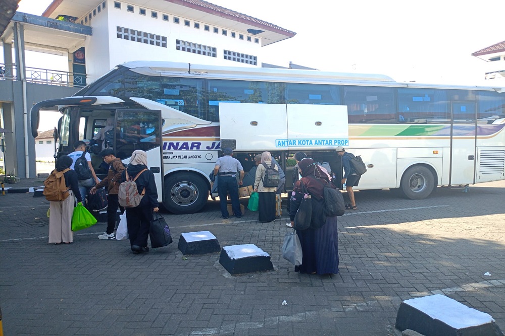 Puncak Arus Mudik, 9.500 Penumpang Tercatat Masuk dan Keluar Terminal Giwangan