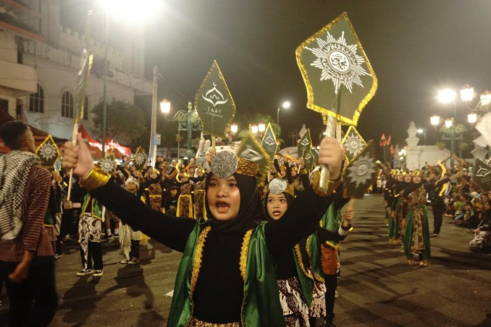 Pawai Takbir Keliling Digelar Di Titik Nol Kilometer Jogja Sambut Hari