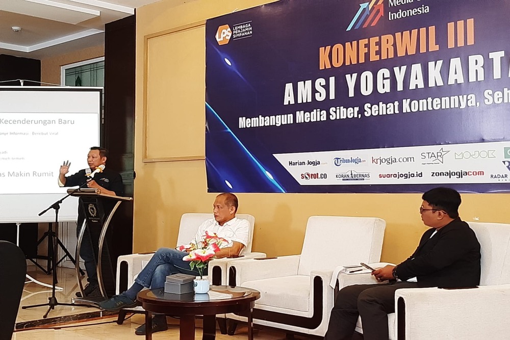 Konferwil ke-3 AMSI DIY: Krisis Perusahaan Bisa Diatasi Media Siber Terpercaya