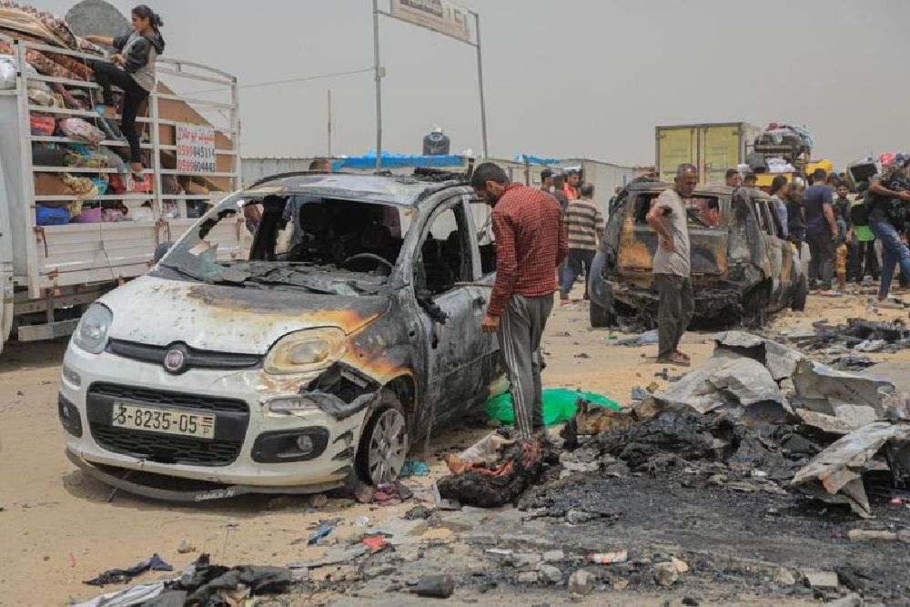 Serangan Israel ke Tenda Pengungsian di Rafah Tewaskan 21 Orang