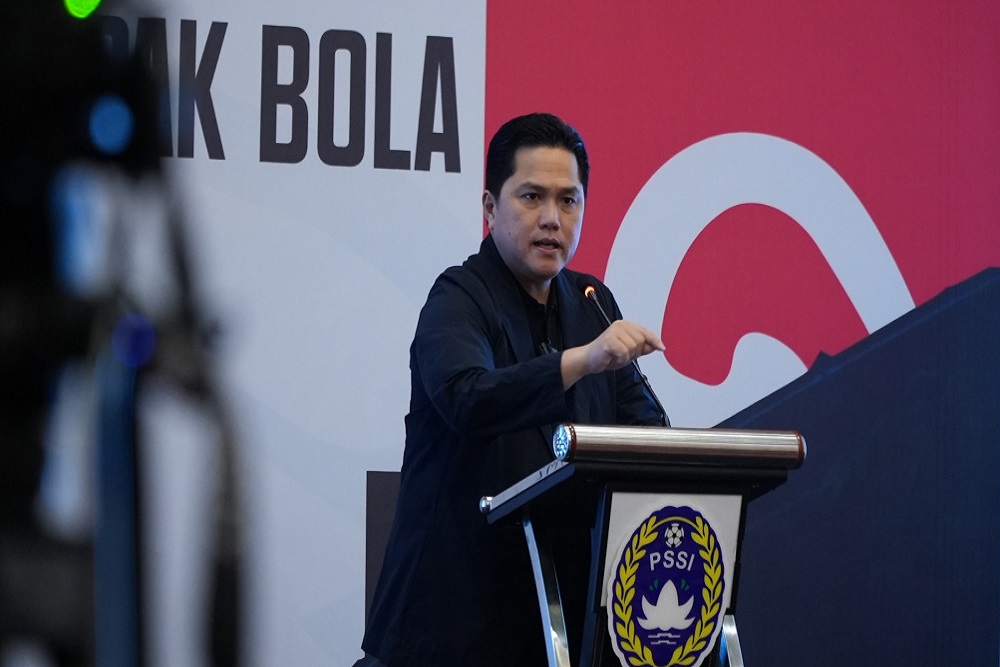 Erick Thohir Pastikan GBK Sudah Oke dan Layak untuk Laga Indonesia Vs Irak