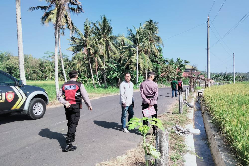 Geger! Belasan Tiang Pembatas hingga Tanaman Milik Petani di Perbatasan Nanggulan-Pengasih Dirusak