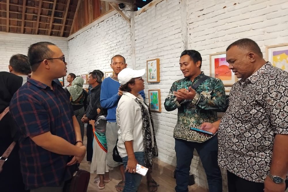 Jelang Hari Anak Nasional, PLN Dukung Sekolah Sungai Siluk dan Nijiya School Japan Kolaborasi Pameran Lukisan