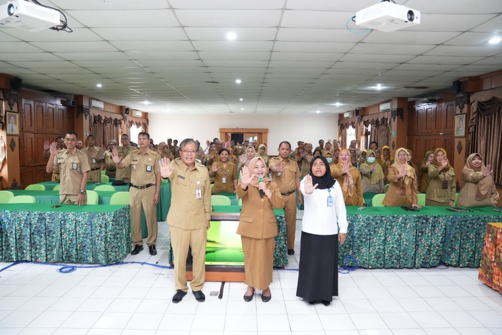 Hadiri Sosialisasi P4GN, Bupati Sleman Ingatkan ASN Harus Jadi Contoh Baik di Masyarakat