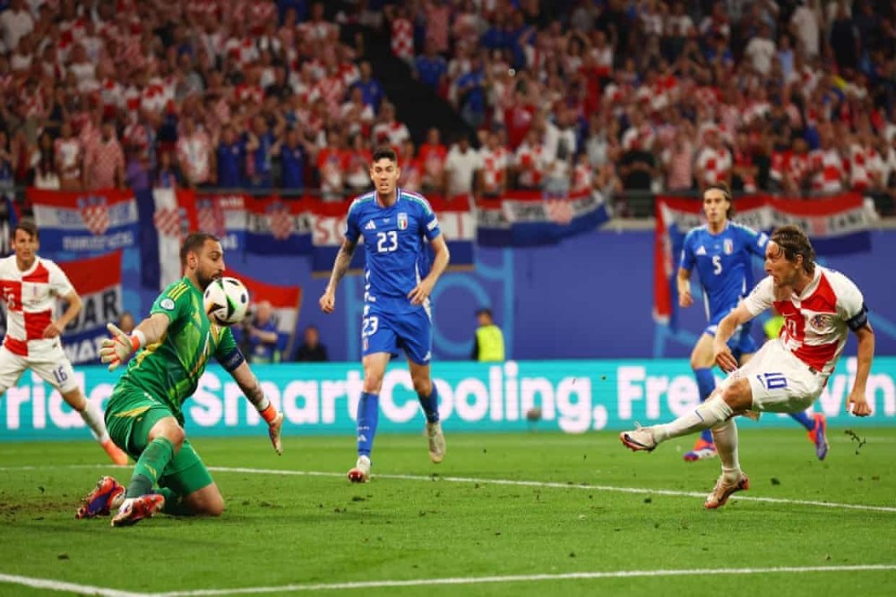 Hasil Kroasia vs Italia Skor 1-1: Dramatis! Gli Azzurri Lolos 16 Besar EURO 2024, Luka Modric Gagal Eksekusi Penalti