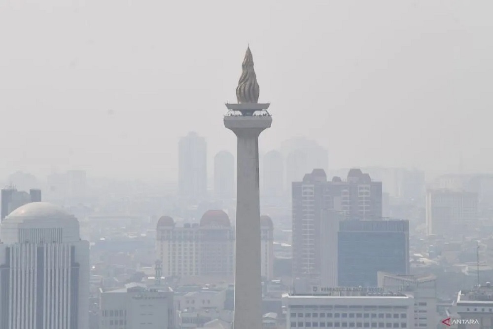 Selasa Pagi, Kualitas Udara Jakarta Nomor Satu Terburuk Sedunia