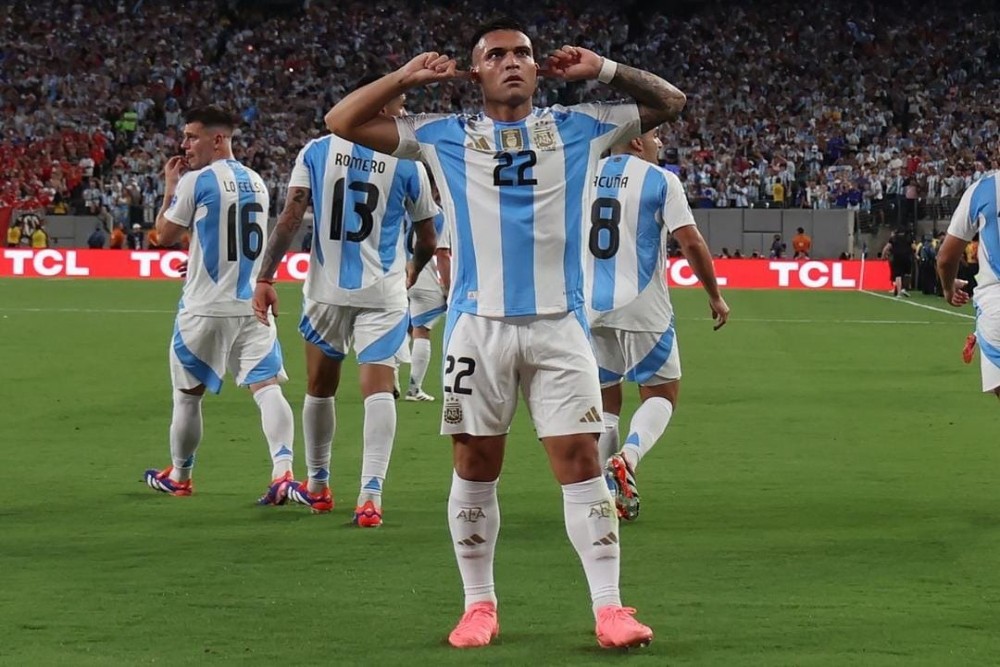 Hasil Chile vs Argentina Copa America 2024 Skor 0-1: Berawal Tendangan Pojok Messi, Martinez Cetak Gol