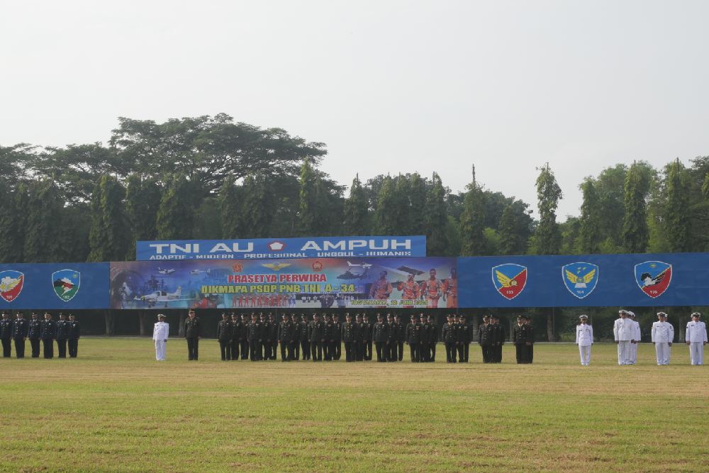 Jawab Tantangan Tugas TNI, 31 Perwira Ikuti Upacara PSDP Sekbang AAU di Lanud Adisutjipto Jogja