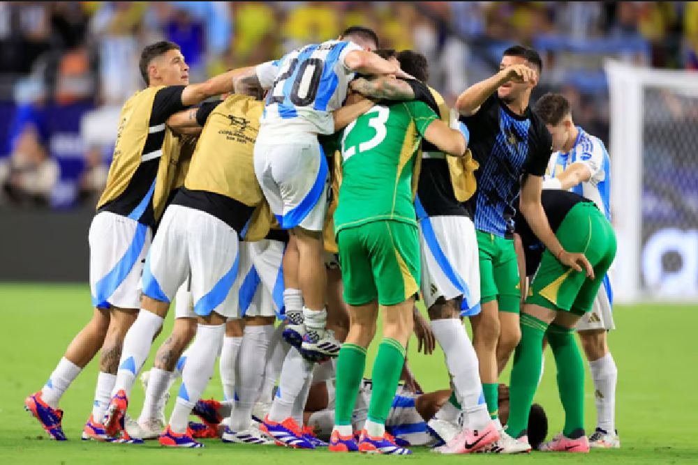 Hasil Argentina vs Kolombia, Skor 1-0, Messi Menangis Tim Tango Pertahankan Gelar Juara Copa America