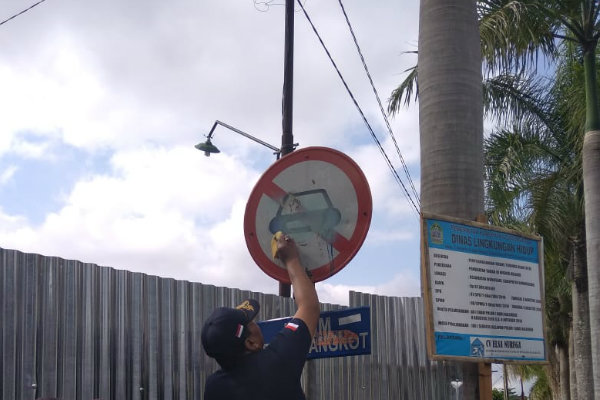 Jalan Baru Dibangun, Rekayasa Lalu Lintas Mulai Diterapkan di Gedangsari Gunungkidul