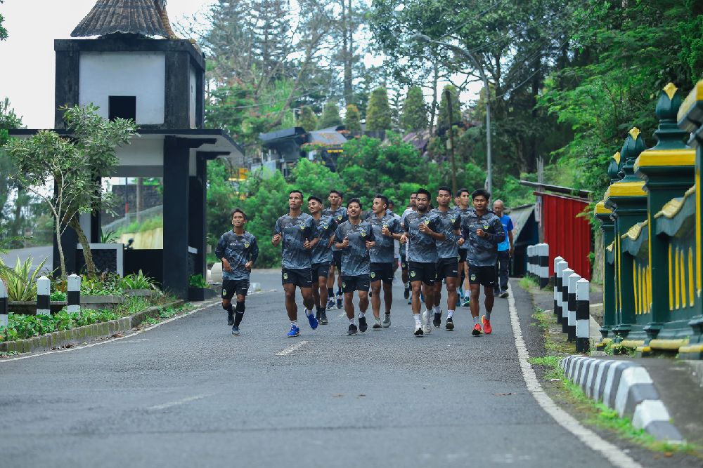 Ini Materi Latihan Fisik Skuad PSIM Dalam Pemusatan Latihan di Kaliurang