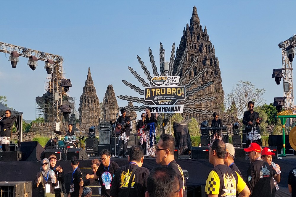 Ribuan Riders Ramaikan Yamaha MAXi Day 2024 di Prambanan