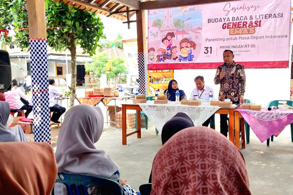 Wujudkan Generasi Emas yang Gemar Membaca, DPAD DIY Gelar Sosialisasi Budaya Baca dan Literasi