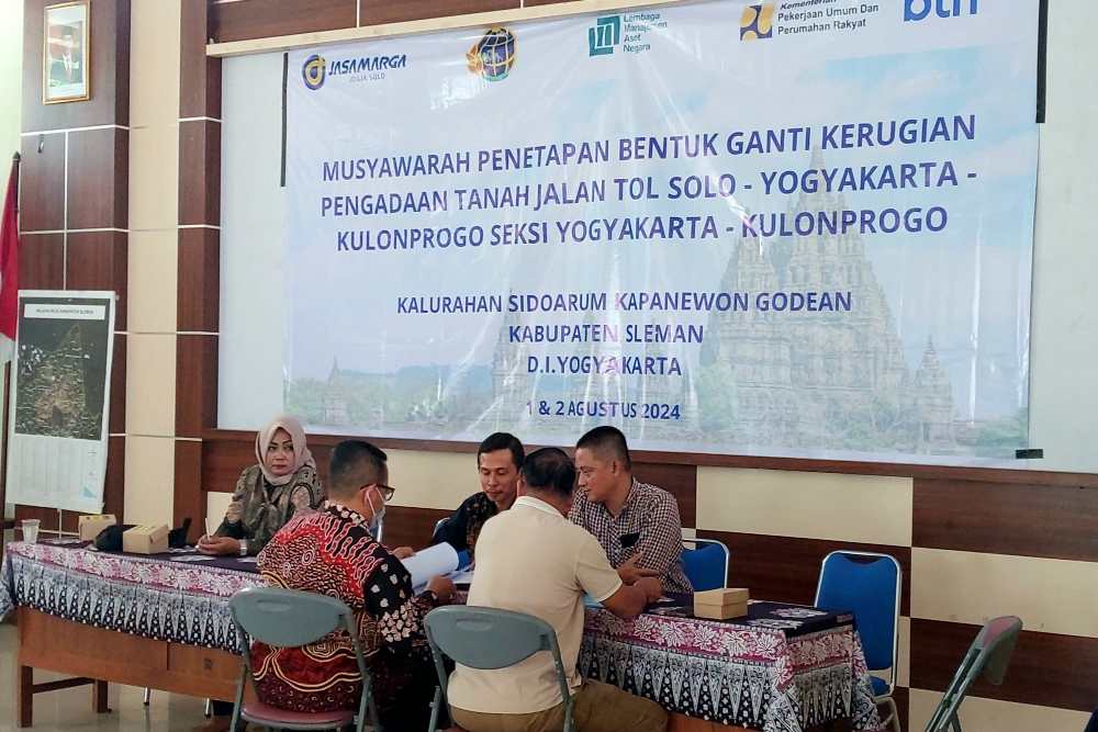 Terdampak Tol Jogja-Solo-YIA, Harga Ganti Rugi Tanah di Sidoarum Capai Rp4 juta Per Meter