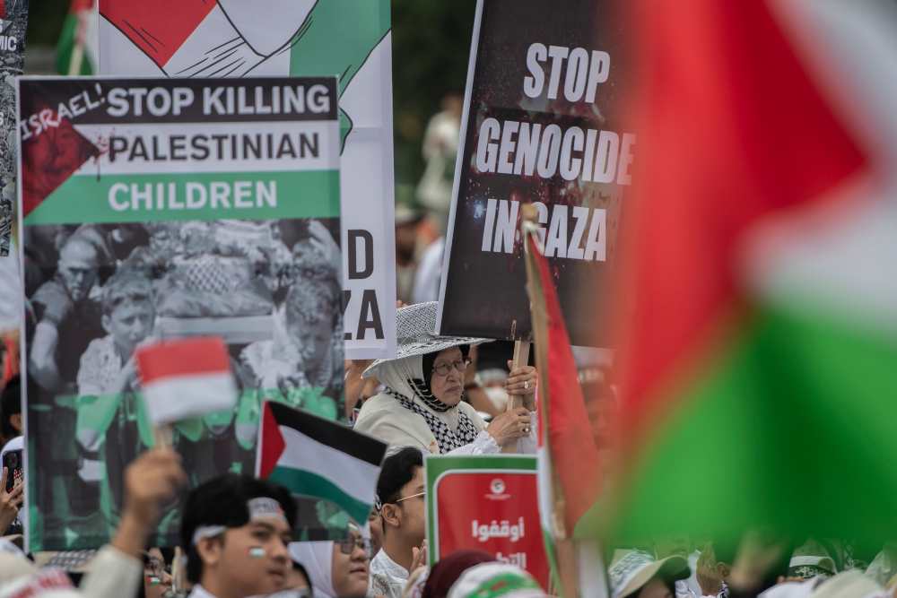 1.309 Personel Gabungan Pengamanan Dikerahkan Kawal Aksi Bela Palestina