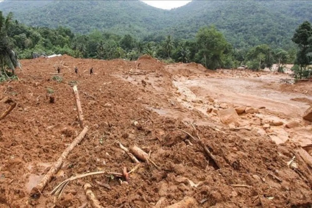 215 Korban Tewas Akibat Longsor di India, 206 Masih Dalam Pencarian