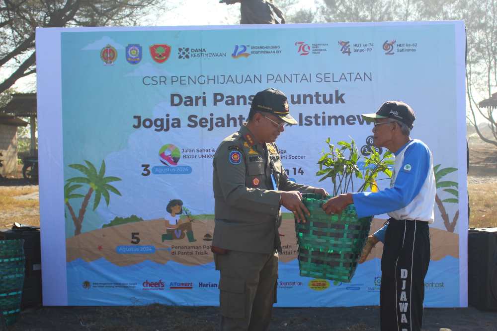 Penghijauan Pantai Trisik Dukung Pansela Jadi Halaman Muka DIY