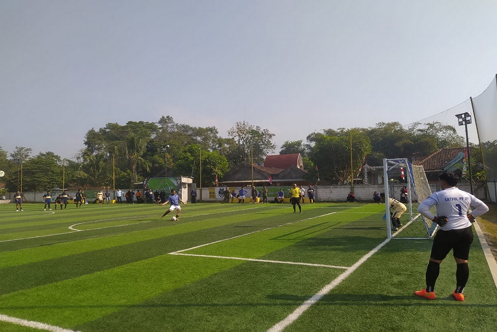 Mini Soccer Satpol PP DIY Hari Pertama: Achmad Hudan Firdaus Top Skor Sementara dengan Tujuh Gol