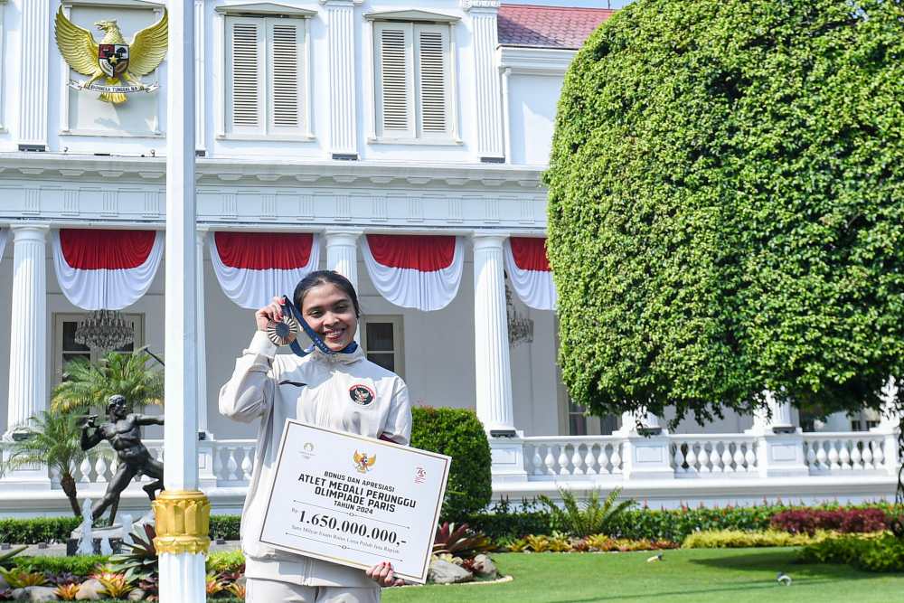 Terima Bonus Rp1,65 Miliar, Begini Ungkapan Bahagia Gregoria Tunjung