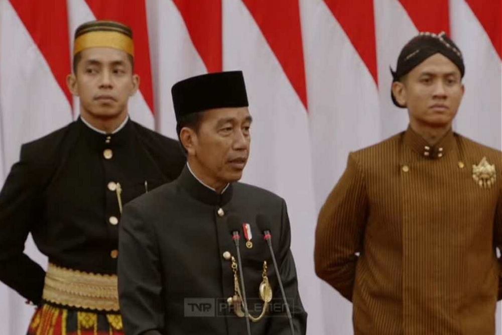 Sidang Tahunan MPR, Presiden Jokowi Ucapan Terima Kasih pada Pidato Terakhir sebagai Presiden