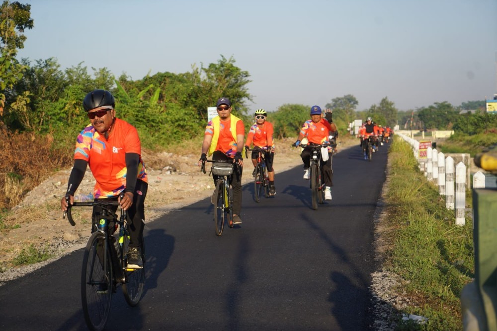 Ratusan Peserta Ikuti Gowes 30 Kilometer, Lewati Sejumlah Destinasi Wisata