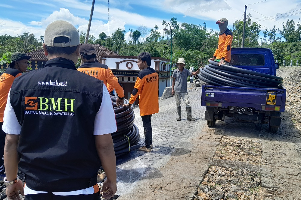 BMH Yogyakarta Bantu Tangani Kekeringan Gunungkidul