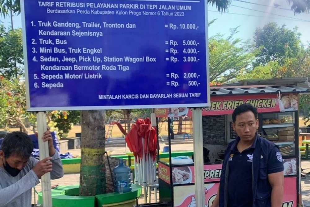 Target Kenaikan PAD Dipatok 100%, Tarif Parkir di Kulonprogo Naik