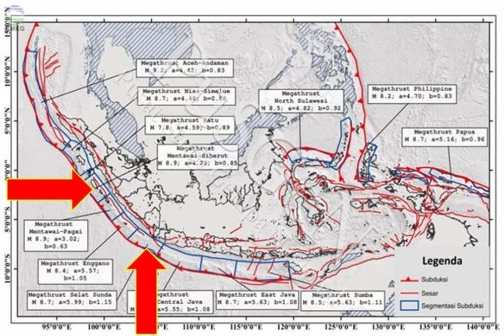 Kemensos Kirim Tim untuk Petakan Potensi Gempa Megathrust