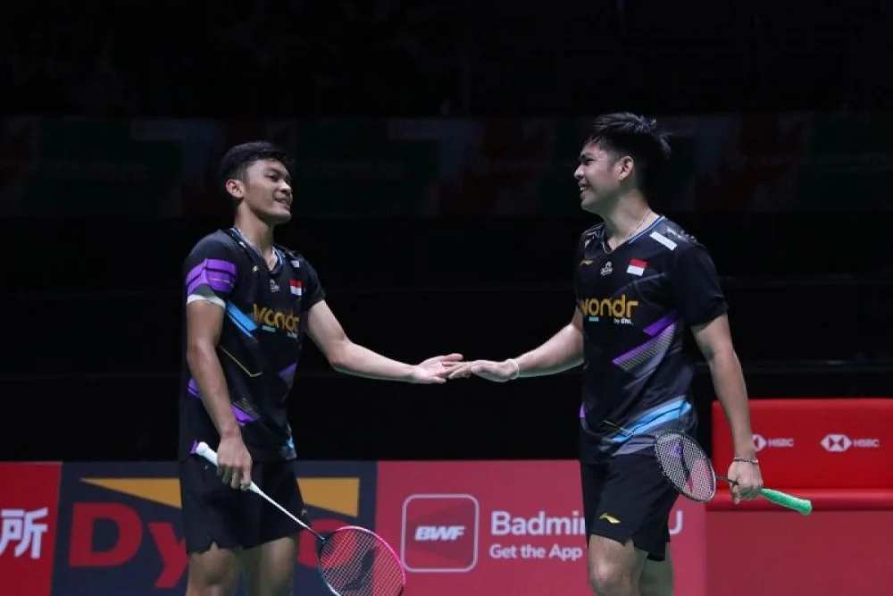 Semifinal Japan Open 2024, Ganda Putra Debutan Indonesia Fikri/Daniel Keok