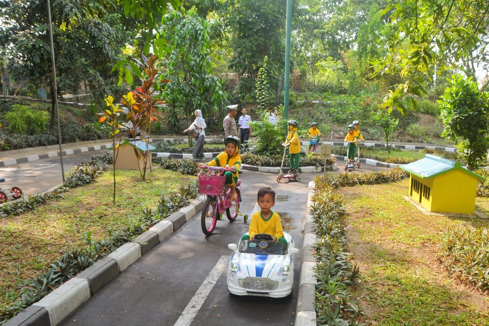 Taman Edukasi Lalu Lintas di Giwangan Jogja Kian Diminati