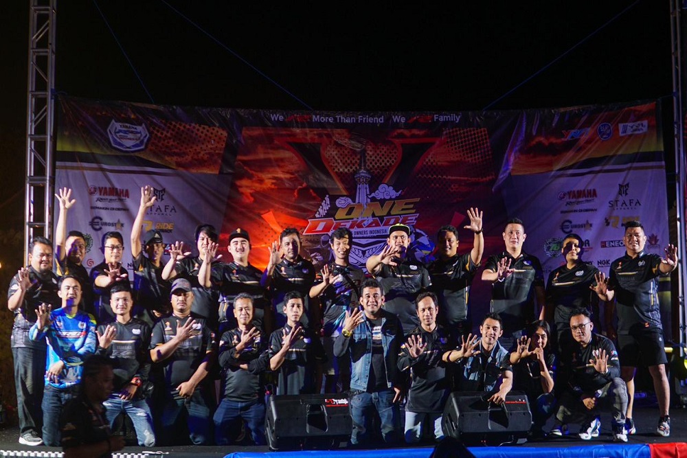 Kemeriahan Momen Istimewa Jambore Nasional ke-5 dan Satu Dekade Yamaha R25 Owners Indonesia (YROI) di Yogyakarta