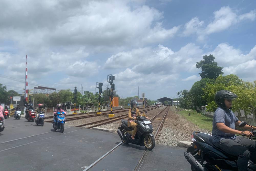 Pembangunan JPO Stasiun Wates Mulai Dikerjakan, Anggarannya Rp2,69 Miliar