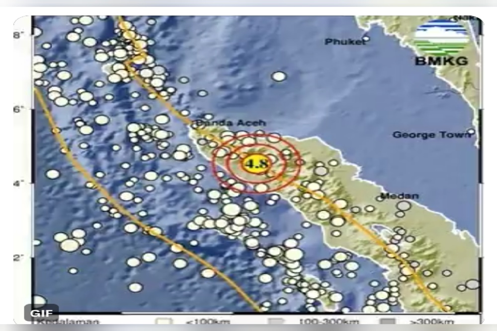 Gempa Pidie Aceh M4,7 Berpusat di Daratan, Begini Penjelasan BMKG