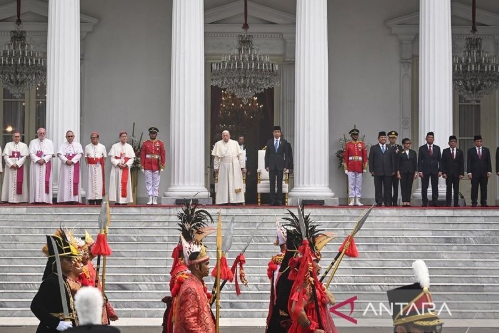 Paus Fransiskus dan Jokowi Bertemu 4 Mata di Istana Kepresidenan