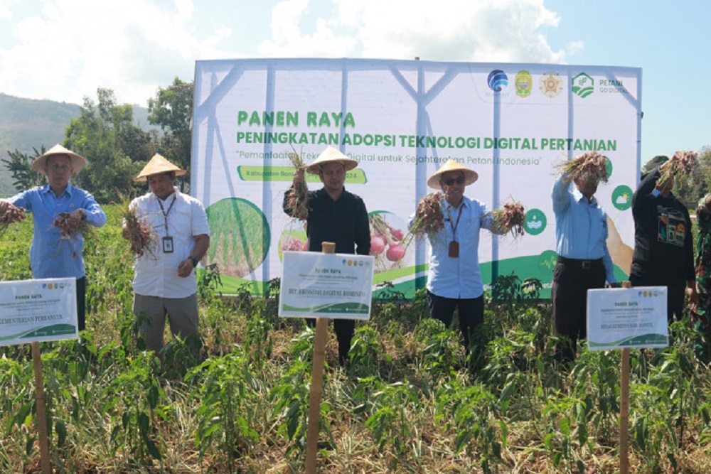 Kementerian Kominfo Gelar Panen Raya Implementasi Fasilitasi Adopsi Teknologi Digital Pertanian di Bantul