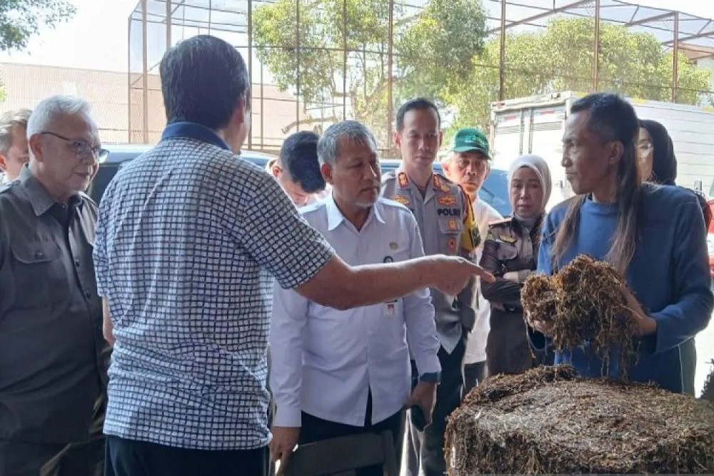 Pantau Pembelian Tembakau, Bupati Temanggung: Mudah-mudahan Hasil Panen Terserap Semua