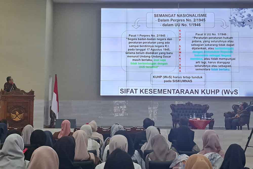 Songsong Pemberlakuan KUHP Nasional, Universitas Tidar Magelang Gelar Kuliah Umum