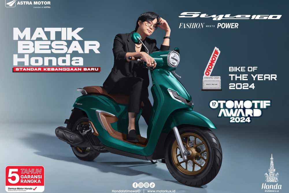 Bike of the Year 2024, Honda Stylo 160 Stylish dengan Performa Fantastis