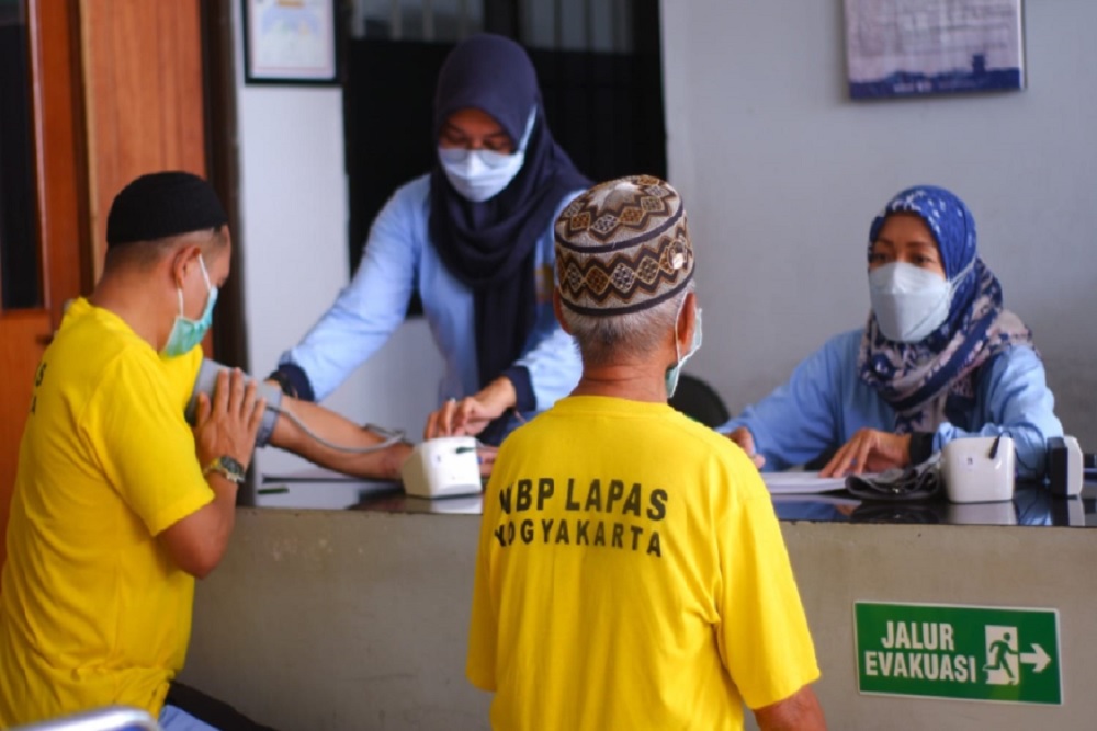 Narapidana di Lapas Jogja Cek TBC dan HIV/AIDS