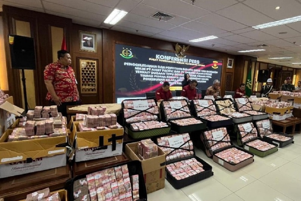 Kejagung Sita Uang Rp372 Miliar Terkait Kasus Korupsi Duta Palma Grup