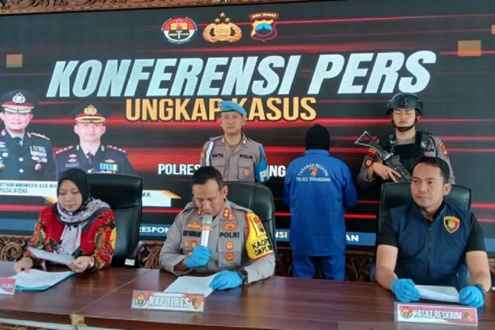 Pelaku Pembunuhan Kakek di Temanggung Ditahan Polisi