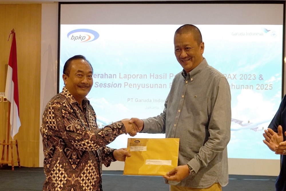 Perkuat Tata Kelola GCG, Garuda Indonesia Raih Penilaian Sangat Baik atas Kinerja Akuntabilitas Korporasi dari BPKP