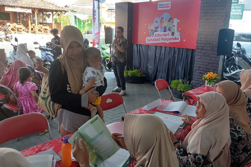 Tekan Angka Stunting, Alfamart Sahabat Posyandu Kembali Digelar di Kota Jogja