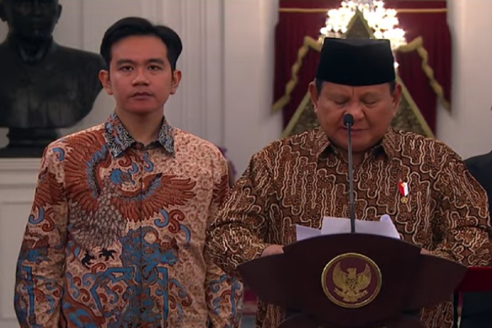 Hari Ini, Prabowo Melantik Utusan Khusus Presiden, hingga Staf Khusus Presiden, Berikut Nama-namanya