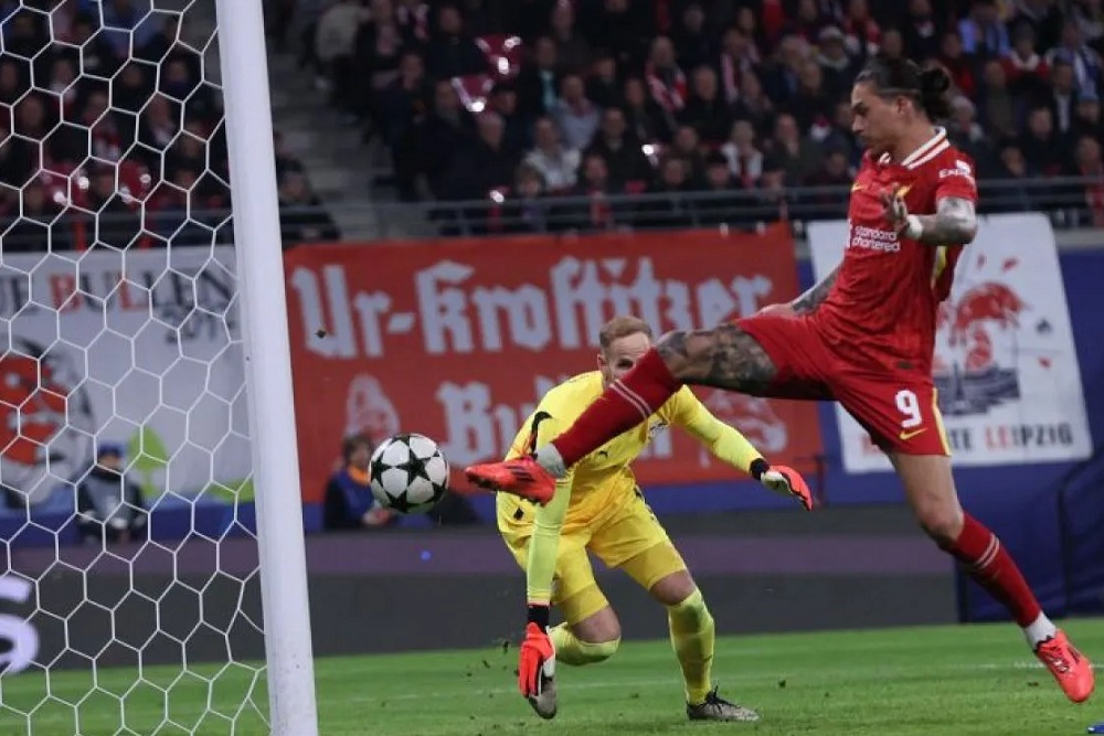 Hasil RB Leipzig Vs Liverpool: Skor 0-1, Gol Sematang Wayang Nunez Bawa Kemenangan The Reds